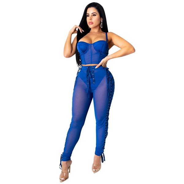 mesh see through two pieces set autumn winter solid women set outfits lace up crop pants set club tracksuit, Gray
mesh see through two pieces set autumn winter solid women set outfits lace up crop pants set club tracksuit, Gray