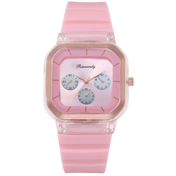 jelly wristwatches casual alloy shell rubber silicone band quartz wristwatch three eyes design ladies bracelet watch perfect gift clock, Slivery;brown
jelly wristwatches casual alloy shell rubber silicone band quartz wristwatch three eyes design ladies bracelet watch perfect gift clock, Slivery;brown
