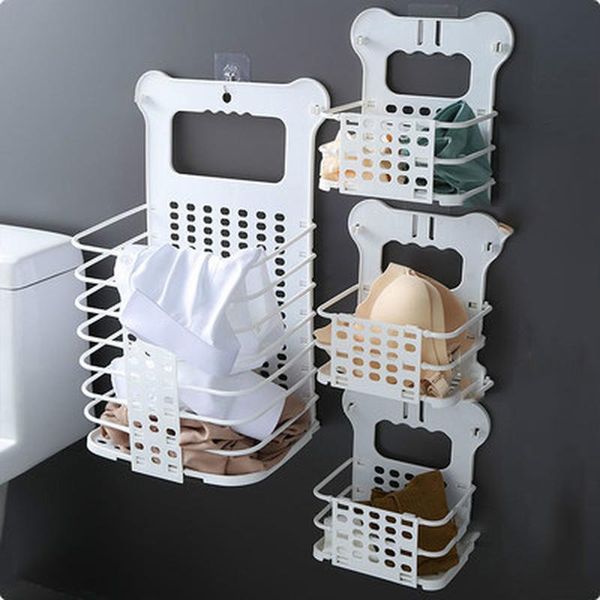 storage baskets folding hamper laundry basket large capacity punch-wall hanging toys bathroom dirty clothes organizer
storage baskets folding hamper laundry basket large capacity punch-wall hanging toys bathroom dirty clothes organizer