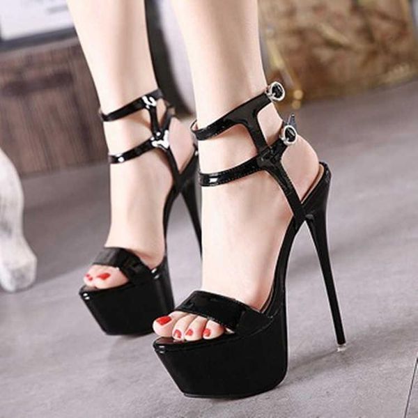 dress shoes size 46 women's 2021 summer nightclub high heeled water table super sandals, Black
dress shoes size 46 women's 2021 summer nightclub high heeled water table super sandals, Black