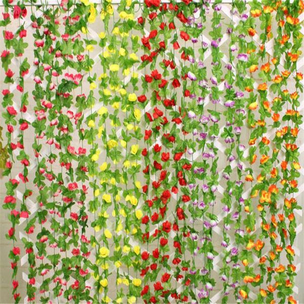 sale new 240cm fake silk roses artificial flowers for decoration wedding hanging garland wedding decor
sale new 240cm fake silk roses artificial flowers for decoration wedding hanging garland wedding decor