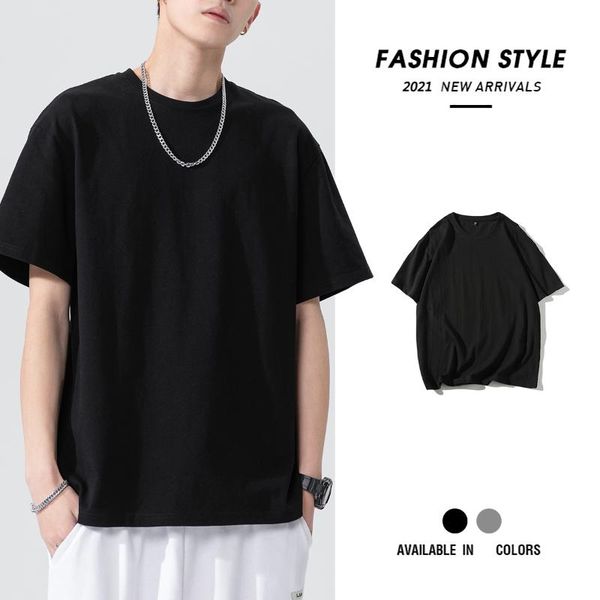 men's t-shirts sleeve t-shirt inside a round collar loose clothing summer pure color white half of big yards, White;black
men's t-shirts sleeve t-shirt inside a round collar loose clothing summer pure color white half of big yards, White;black