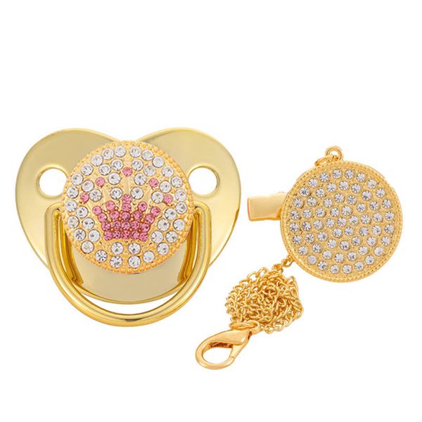 baby pacifiers gold rhinestone crown teether newborn teeth practice toys infant feeding b7292
baby pacifiers gold rhinestone crown teether newborn teeth practice toys infant feeding b7292