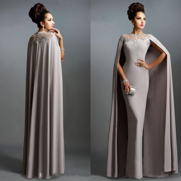 real image long mermaid evening dresses with cape illusion neck lace mother of the bride dresses long formal party prom gowns, Black;pink
real image long mermaid evening dresses with cape illusion neck lace mother of the bride dresses long formal party prom gowns, Black;pink