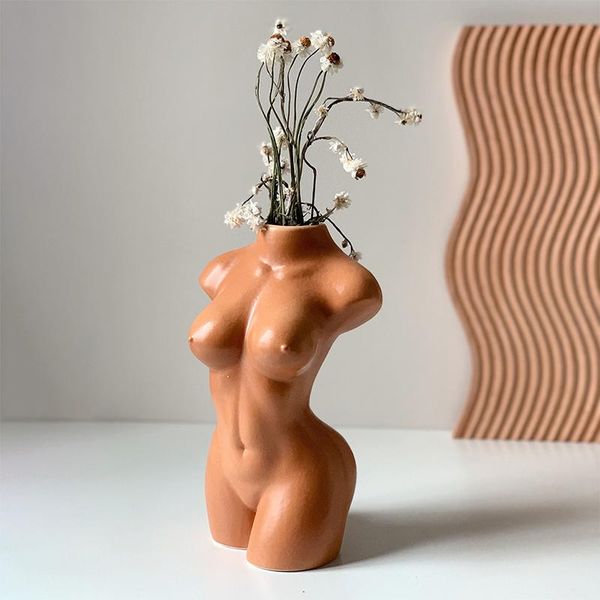 creative art body ceramic vase europe female sculpture flower pot desk aesthetic cute room home decoration accessories
creative art body ceramic vase europe female sculpture flower pot desk aesthetic cute room home decoration accessories