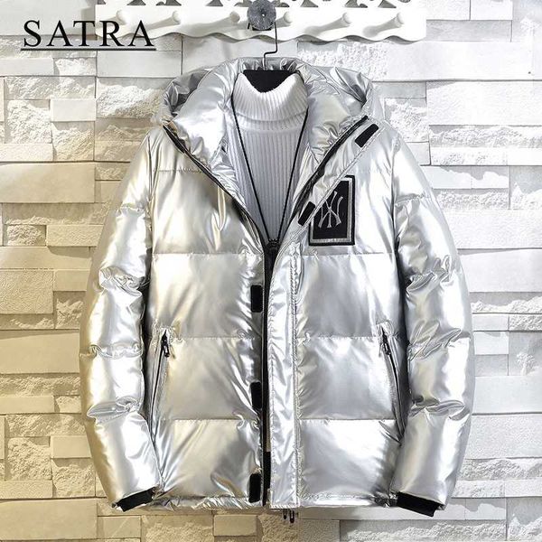 satra 2021 men's white duck down hoodie, thick thermal jacket, surface gloss, new winter series 90%, Black
satra 2021 men's white duck down hoodie, thick thermal jacket, surface gloss, new winter series 90%, Black