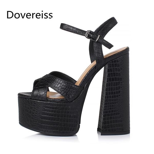 dovereiss fashion women's shoes summer new consice buckle waterproof party shoes chunky heels 14.5cm sandales 33-41, Black
dovereiss fashion women's shoes summer new consice buckle waterproof party shoes chunky heels 14.5cm sandales 33-41, Black
