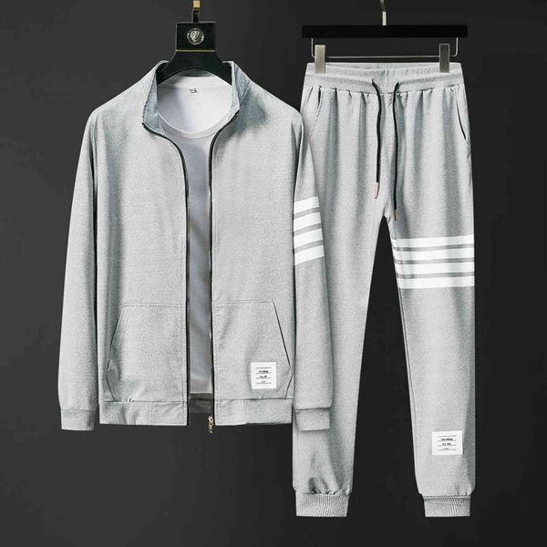 men's tracksuits marks autumn sets of men's sweatsuit cardigan pants fashion clothes sweatpants long-sleeve jrt2, Gray
men's tracksuits marks autumn sets of men's sweatsuit cardigan pants fashion clothes sweatpants long-sleeve jrt2, Gray