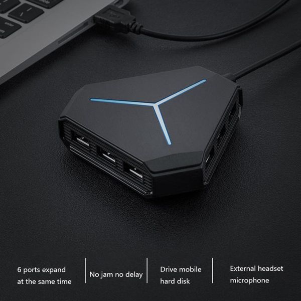 hubs 6 port usb hub for pc notebook splitter adapter led light desklap1 to 2.0 computer accessories
hubs 6 port usb hub for pc notebook splitter adapter led light desklap1 to 2.0 computer accessories