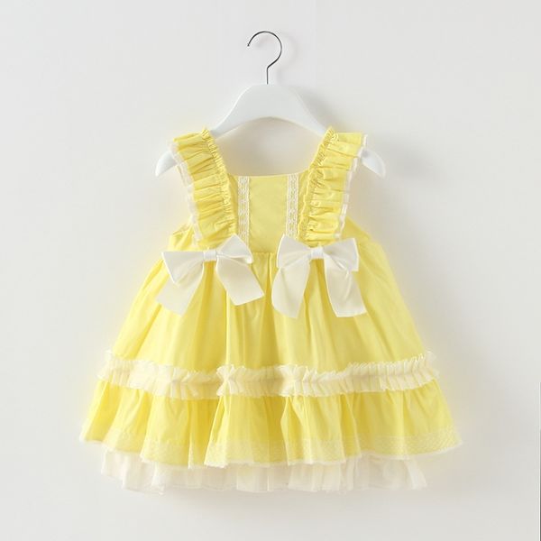 2020 new lolita princess dress summer children's baby girl spanish dress, White;black
2020 new lolita princess dress summer children's baby girl spanish dress, White;black
