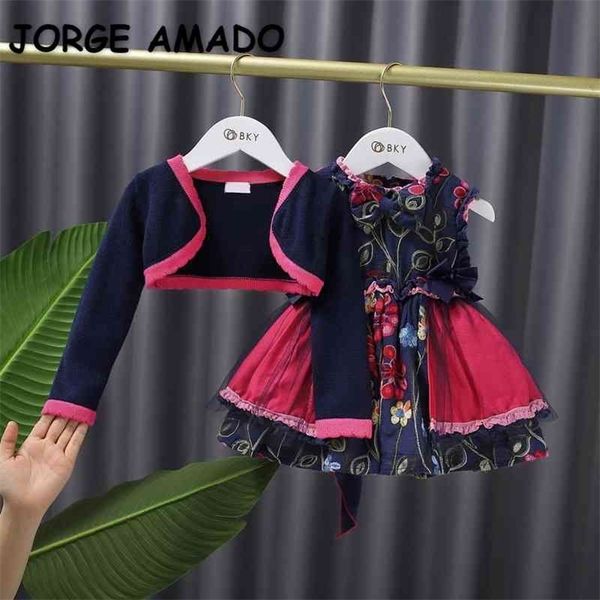 spring teenager girls 2-pcs sets sweater open stitch jacket+ sleeveless dress with bow sashes children clothes e1140 210610, White
spring teenager girls 2-pcs sets sweater open stitch jacket+ sleeveless dress with bow sashes children clothes e1140 210610, White