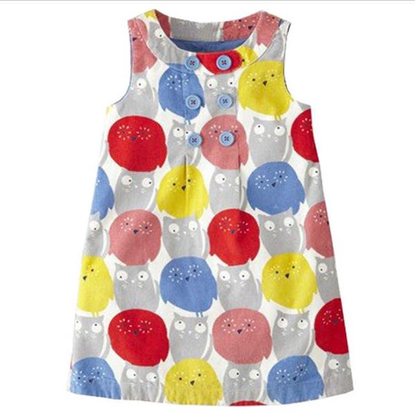 jumping meters summer owls print sleeveless baby dresses for children's clothes 2-7t princess frocks animals kids dress 210529, Red;yellow
jumping meters summer owls print sleeveless baby dresses for children's clothes 2-7t princess frocks animals kids dress 210529, Red;yellow
