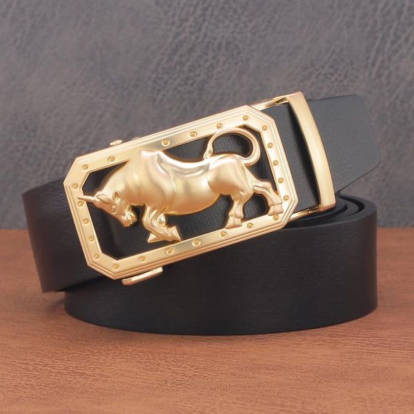 belts men belt automatic bull buckle genuine leather retro fashion male waistband ceinture homme cinto masculino, Black;brown
belts men belt automatic bull buckle genuine leather retro fashion male waistband ceinture homme cinto masculino, Black;brown