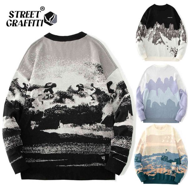 men winter casual thick warm harajuku sweater oversized pullover men autumn fashion outdoor clothing o-neck jumpers men 211109, White;black
men winter casual thick warm harajuku sweater oversized pullover men autumn fashion outdoor clothing o-neck jumpers men 211109, White;black