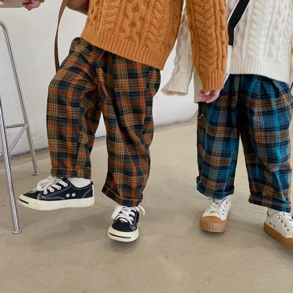 trousers 2021 style girls boys plaid pants autumn fashion kids long 2-8 years, Blue
trousers 2021 style girls boys plaid pants autumn fashion kids long 2-8 years, Blue