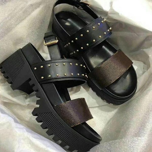 leather laureate platform sandals women designer shoes glazed calf brown patent canvas casual shoes thick soles high heels with box, Black
leather laureate platform sandals women designer shoes glazed calf brown patent canvas casual shoes thick soles high heels with box, Black