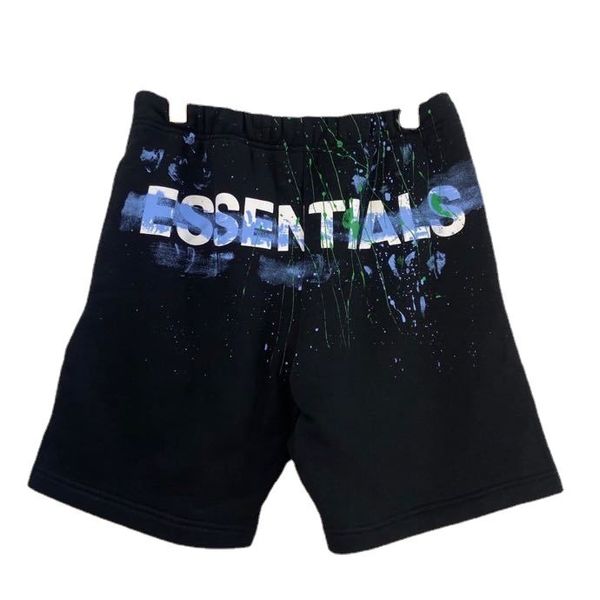 2021 summer new european and american high street tide brand re-line splash ink graffiti print plush shorts, White;black
2021 summer new european and american high street tide brand re-line splash ink graffiti print plush shorts, White;black