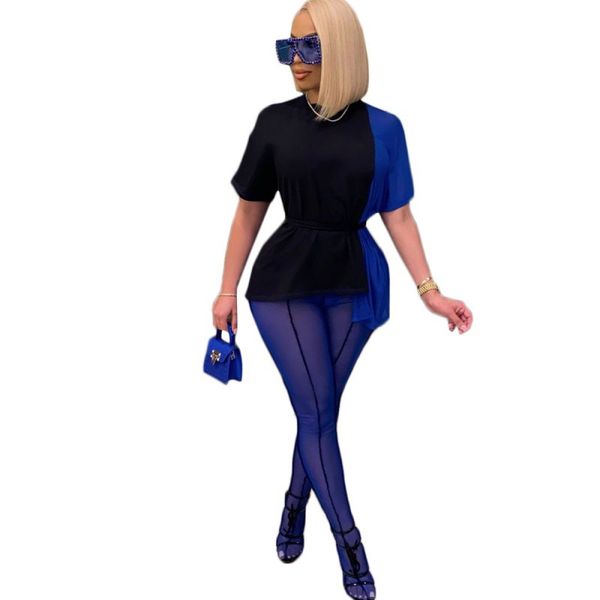mode 2 piece outfits for women panelled t shirt and mesh skinny pants define 2021 new elegant lady from the suit office aern, Gray
mode 2 piece outfits for women panelled t shirt and mesh skinny pants define 2021 new elegant lady from the suit office aern, Gray