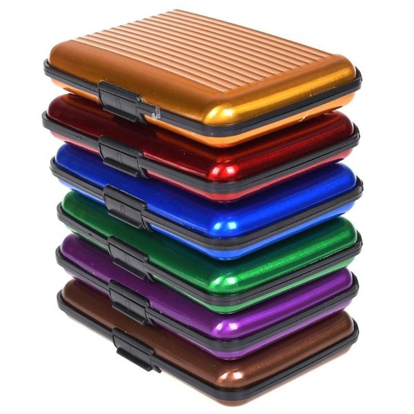 card holders business s holder id case aluminum metal waterproof bank protection men women wallets, Brown;gray
card holders business s holder id case aluminum metal waterproof bank protection men women wallets, Brown;gray