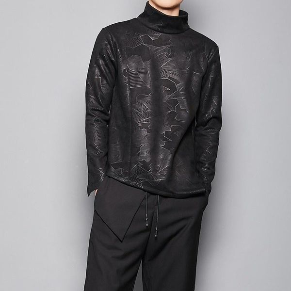 men's t-shirts full brand sleeve slim fit print turtleneck pullover street hip hop casual t-shirt winter personality black sweatshirt, White;black
men's t-shirts full brand sleeve slim fit print turtleneck pullover street hip hop casual t-shirt winter personality black sweatshirt, White;black