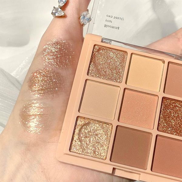 eye shadow 2021 9 color eyeshadow palette pearlescent matte earth transparent grid nine-color square shimmer and glitter makeup
eye shadow 2021 9 color eyeshadow palette pearlescent matte earth transparent grid nine-color square shimmer and glitter makeup