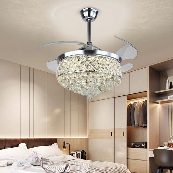 luxury crystal ceiling fan lights living room fan lamp dining room invisible simple style bedroom led lamp
luxury crystal ceiling fan lights living room fan lamp dining room invisible simple style bedroom led lamp