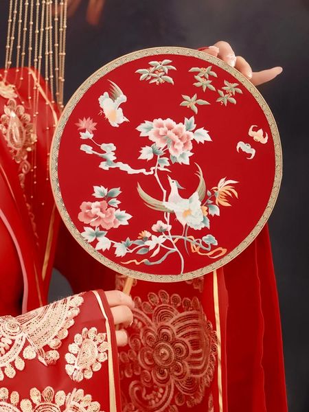party favor bride's classical embroidery hand fan antique chinese wedding women's xiuhe clothing accessories hanfu vintage
party favor bride's classical embroidery hand fan antique chinese wedding women's xiuhe clothing accessories hanfu vintage