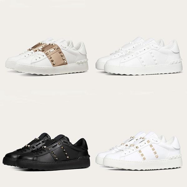 lace-up rockstud untitled open sneakers shoes fashion women leather casual studs calfskin new trainers platinum-finish big men si gfuju, Black
lace-up rockstud untitled open sneakers shoes fashion women leather casual studs calfskin new trainers platinum-finish big men si gfuju, Black