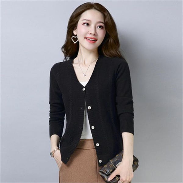 women's knits & tees women elegant solid single breasted knitted casual korean style v neck sweater coat plus size fashion 2021 spring, White
women's knits & tees women elegant solid single breasted knitted casual korean style v neck sweater coat plus size fashion 2021 spring, White