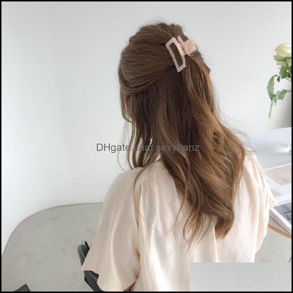 clamps hair jewelry yamog hollow out square pattern korean acrylic middle size scrunchies claw clips women female headdress ponytail wash ha, Slivery;golden
clamps hair jewelry yamog hollow out square pattern korean acrylic middle size scrunchies claw clips women female headdress ponytail wash ha, Slivery;golden