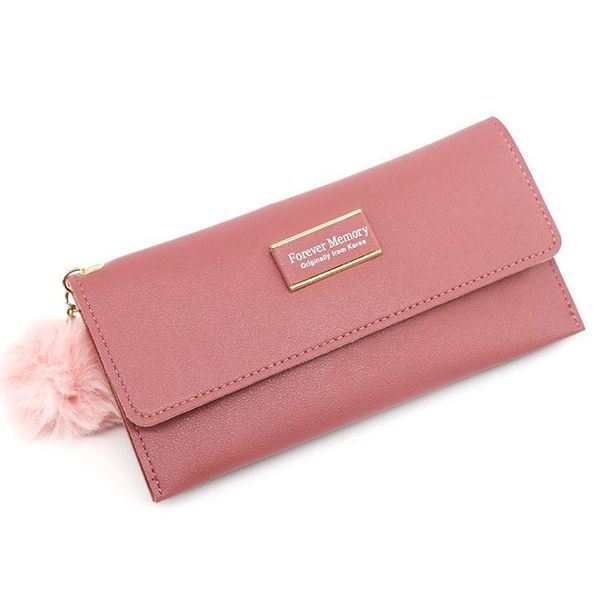 fashion womens tassel ball bag pu wallet furry pendant mid length candy colored european and american style, Red;black
fashion womens tassel ball bag pu wallet furry pendant mid length candy colored european and american style, Red;black