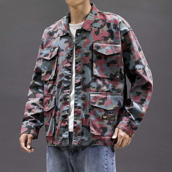 2019 new leisure large size printed men's tooling denim jacket fashion, Black;brown
2019 new leisure large size printed men's tooling denim jacket fashion, Black;brown