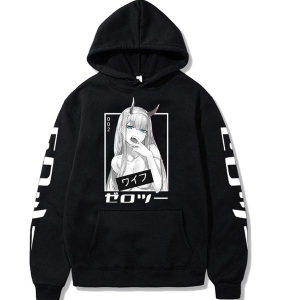 men's hoodies & sweatshirts darling in the franxx zero two 02 sweatshirt women/men harajuku casual winter fashion pullovers, Black
men's hoodies & sweatshirts darling in the franxx zero two 02 sweatshirt women/men harajuku casual winter fashion pullovers, Black