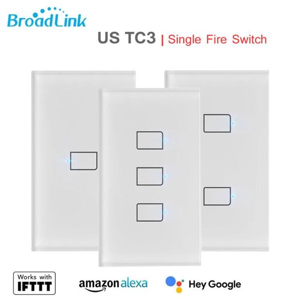 smart home control broadlink tc3 wifi touch switch us 1 2 3 gang wall light remote no neutral required alexa google voice
smart home control broadlink tc3 wifi touch switch us 1 2 3 gang wall light remote no neutral required alexa google voice