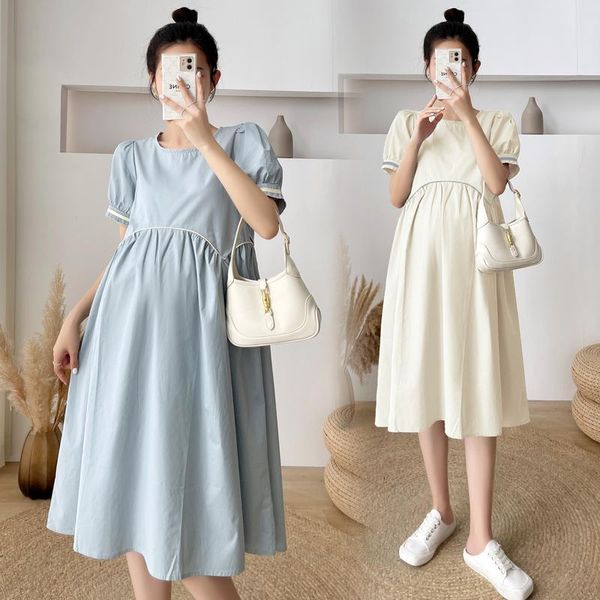 maternity dresses 36910# dress summer o neck short sleeves korean style loose a line pregnant women plus size mom, White
maternity dresses 36910# dress summer o neck short sleeves korean style loose a line pregnant women plus size mom, White