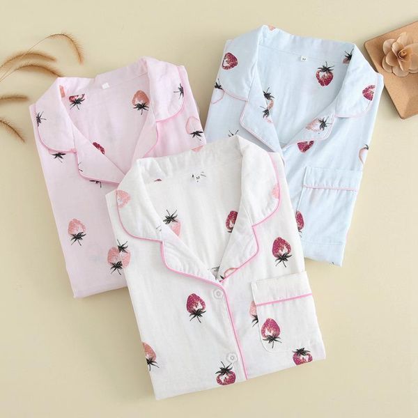 strawberry print women pajamas sets long sleeve sleepwear female cotton soft pyjama nightwear casual homewear pants pijama, Black;red
strawberry print women pajamas sets long sleeve sleepwear female cotton soft pyjama nightwear casual homewear pants pijama, Black;red