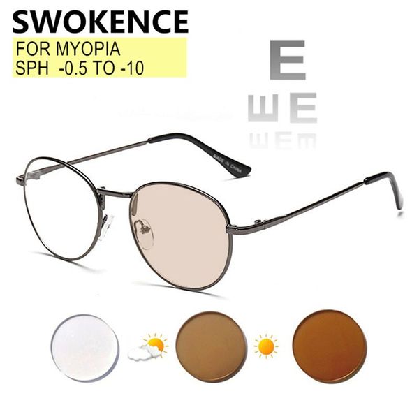 sunglasses swokence blue light proof pochromic prescription glasses myopia -0.5 to -10 women men round frame shortsighted cylinder f514, White;black
sunglasses swokence blue light proof pochromic prescription glasses myopia -0.5 to -10 women men round frame shortsighted cylinder f514, White;black