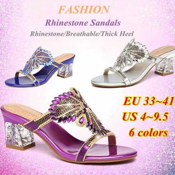 fashion summer women thick heels shoes rhinestone high heel peep-toe sandals ladies beach party beautiful slippers size 33-41, Black
fashion summer women thick heels shoes rhinestone high heel peep-toe sandals ladies beach party beautiful slippers size 33-41, Black