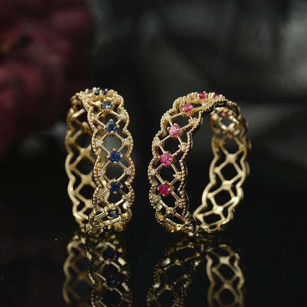 Cluster Rings Vintage Lace Style Ring For Women Female Hollow Out With Zircon Stone Gold Color Fashion Jewelry Wholesale KCR252, Golden;silver
Cluster Rings Vintage Lace Style Ring For Women Female Hollow Out With Zircon Stone Gold Color Fashion Jewelry Wholesale KCR252, Golden;silver