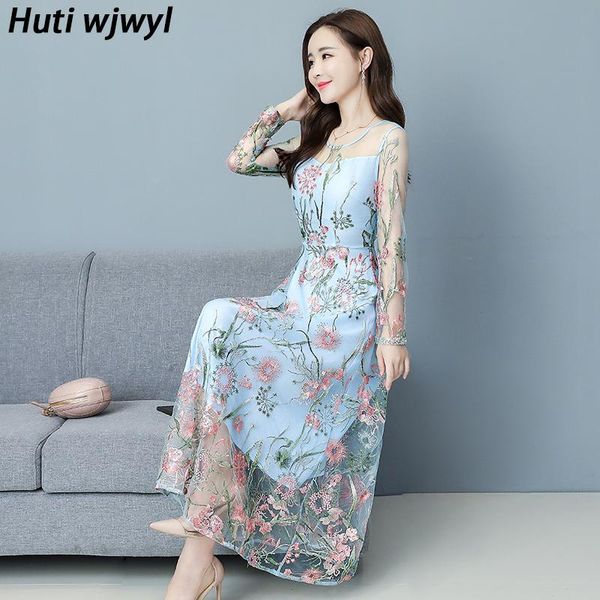 casual dresses summer vintage boho floral chiffon sundress plus size elegant women bodycon party mesh vestido 2021 beach maxi dress, Black;gray
casual dresses summer vintage boho floral chiffon sundress plus size elegant women bodycon party mesh vestido 2021 beach maxi dress, Black;gray