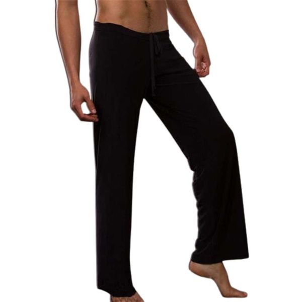 men's sleepwear for men solid color casual loose sleeping pants elastic waist lounge long drawstring home wear pajama, Black;brown
men's sleepwear for men solid color casual loose sleeping pants elastic waist lounge long drawstring home wear pajama, Black;brown