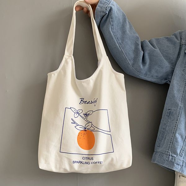 new orange graffiti canvas bag one shoulder bag large capacity handbag ladies literary japanese travel bag fashion simplicity
new orange graffiti canvas bag one shoulder bag large capacity handbag ladies literary japanese travel bag fashion simplicity