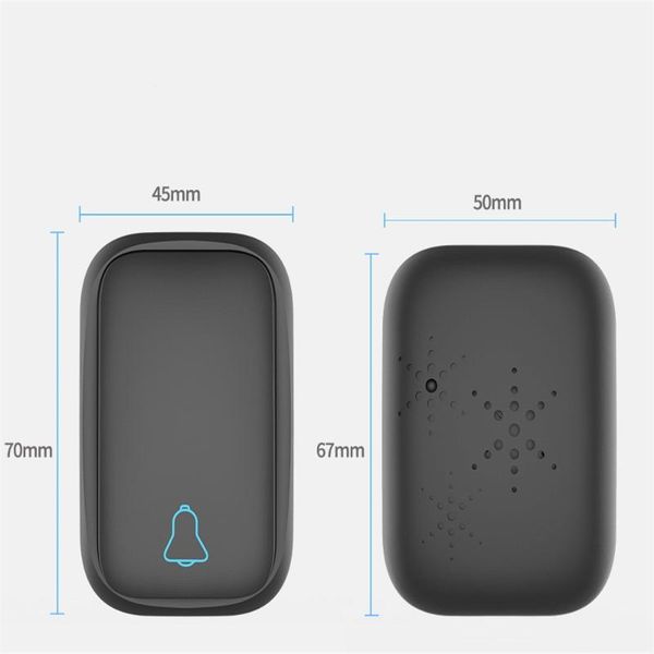 doorbells wireless self-powered without battery smart 300m remote control waterproof doorbell ( 1 transmitter + receiver )
doorbells wireless self-powered without battery smart 300m remote control waterproof doorbell ( 1 transmitter + receiver )