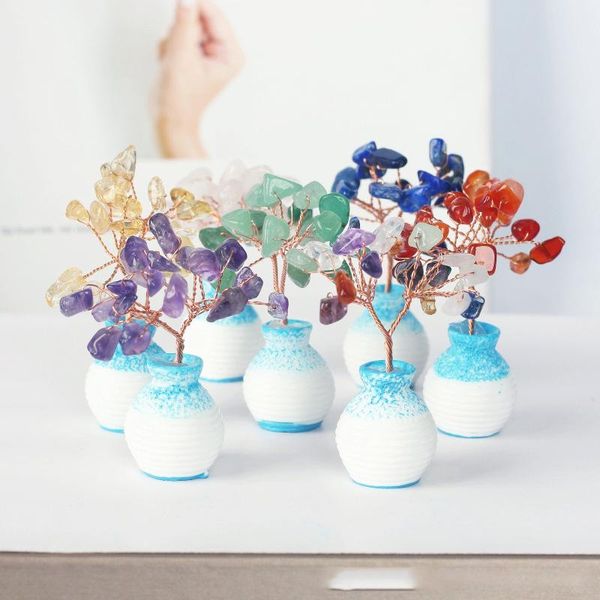 decorative objects & figurines set of natural crystal tree quartz mineral jewelry life home lucky european style vase resin decoration
decorative objects & figurines set of natural crystal tree quartz mineral jewelry life home lucky european style vase resin decoration