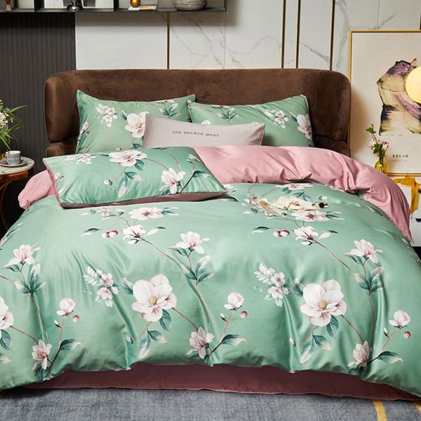 bedding sets papa&mima green blossom flowers floral satin polyester bedlinens king duvet cover set pillowcases
bedding sets papa&mima green blossom flowers floral satin polyester bedlinens king duvet cover set pillowcases
