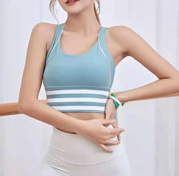 new fashion gathered anti sagging sports yoga running vest bra022, White;red 
new fashion gathered anti sagging sports yoga running vest bra022, White;red