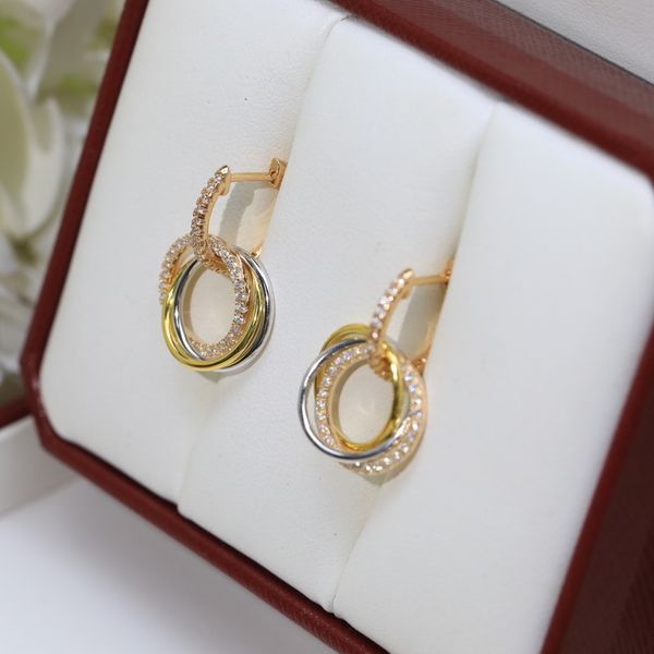 ring trinity series earring crystal stud luxury brand 18 k gilded studs for woman brand design new selling diamond exquisite gift 925 abhy, Golden;silver
ring trinity series earring crystal stud luxury brand 18 k gilded studs for woman brand design new selling diamond exquisite gift 925 abhy, Golden;silver