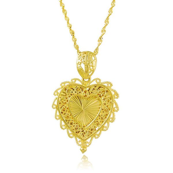 pendant necklaces drop 24k gp charming heart for women gold color chain woman jewelry wholesale, Silver
pendant necklaces drop 24k gp charming heart for women gold color chain woman jewelry wholesale, Silver
