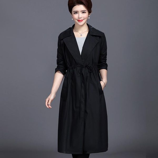 women's trench coats plus size 5xl middle-aged women clothing mother clothes windbreakers womens long casual loose overcoat female, Tan;black
women's trench coats plus size 5xl middle-aged women clothing mother clothes windbreakers womens long casual loose overcoat female, Tan;black