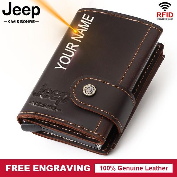 card holders men crazy horse leather automatic holder wallet metal rfid vintage aluminium up crad case with back coin purse, Brown;gray
card holders men crazy horse leather automatic holder wallet metal rfid vintage aluminium up crad case with back coin purse, Brown;gray